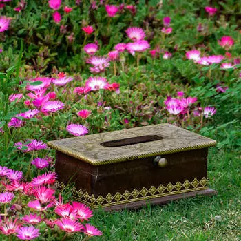 Салфетница, Napkin Holder, Handmade, произв. MYINDIA