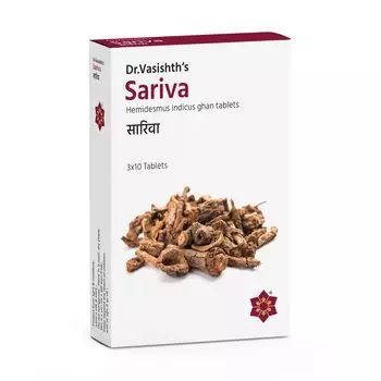 Сарива (30 таб, 600 мг), Sariva, произв. Dr. Vasishth’s