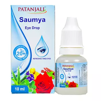 Саумья (10 мл), Saumya Eye Drop, произв. Patanjali