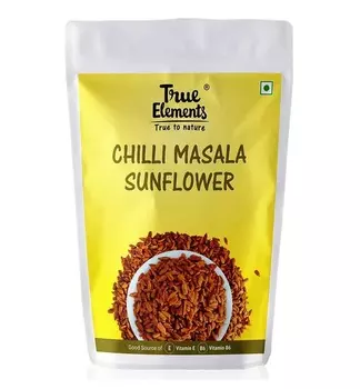 Семечки Подсолнечника с Чили и Масалой (125 г), Chilli Masala Sunflower, произв. True Elements