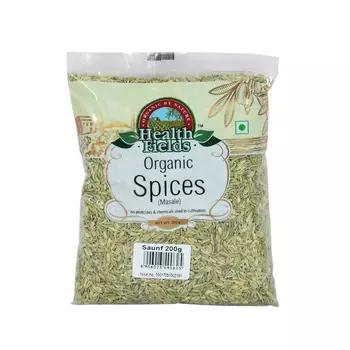 Семена Фенхеля (200 г), Organic Saunf, произв. Health Fields