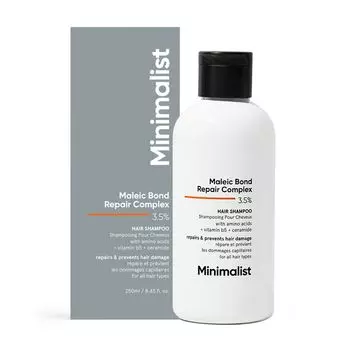 Шампунь для комплексного восстановления волос с Малеиновой кислотой 3,5% (250 мл), Maleic Bond Repair Complex 3,5% Hair Shampoo, произв. Minimalist