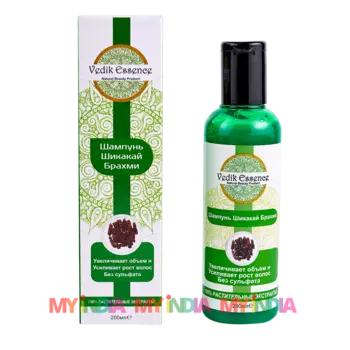 Шампунь для объема и роста волос с Шикакай и Брахми (200 мл), произв. Vedik Essence