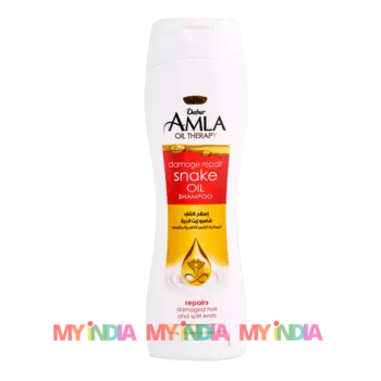 Шампунь для поврежденных волос с змеиным маслом (200 мл), Damage Repair Snake Oil Shampoo, произв. Dabur Vatika