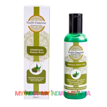 Шампунь для укрепления и роста волос с Амлой и Хной (200 мл), произв. Vedik Essence