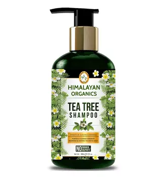 Шампунь для волос с Чайным деревом: против перхоти (300 мл), Tea Tree Shampoo, Himalayan Organics