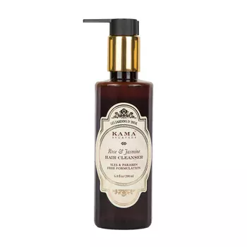Шампунь для волос с Розой и Жасмином (200 мл), Rose & Jasmine Hair Cleanser, произв. Kama Ayurveda