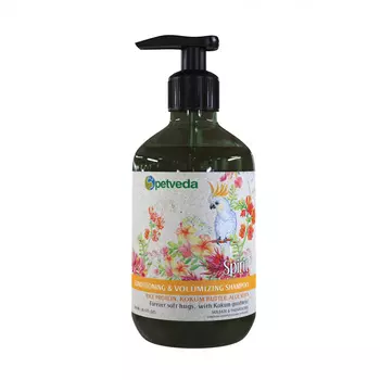 Шампунь-кондиционер для кошек и собак (500 мл), Conditioning & Volumizing Shampoo, произв. Petveda