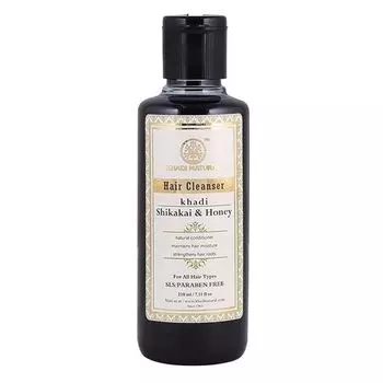 Шампунь Шикакай и Мёд: для укрепления волос (210 мл), Hair Cleanser Shikakai And Honey, произв. Khadi Natural