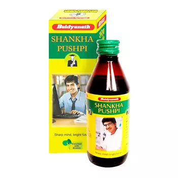 Шанкха Пушпи (300 мл), Shankha Pushpi, произв. Baidyanath