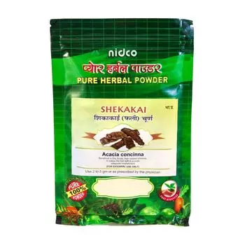 Шикакай Чурна: натуральный шампунь для волос (500 г), Shekakai Churna, произв. Nidco