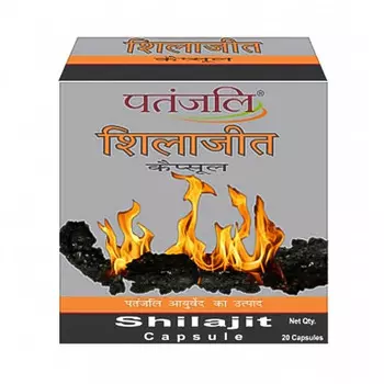 Шиладжит (20 кап, 451 мг), Shilajit, произв. Patanjali
