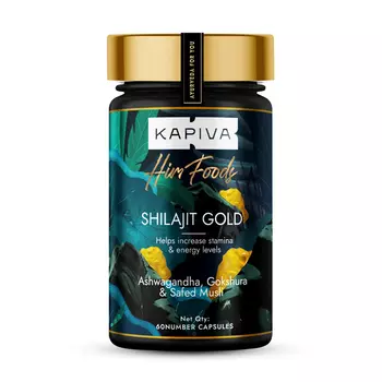 Шиладжит Голд (60 кап), Shilajeet Gold, произв. Kapiva
