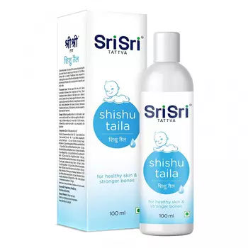 Шишу: детское массажное масло (100 мл), Shishu Taila, произв. Sri Sri Tattva