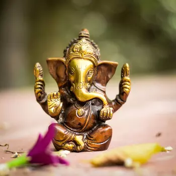 Шивалинга из меди ручной работы (2,1 дюйма), Copper Handmade Shivalinga, произв. Bhimonee Decor