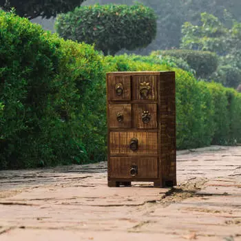 Шкатулка, Wooden Box Decorated, Handmade, произв. MYINDIA