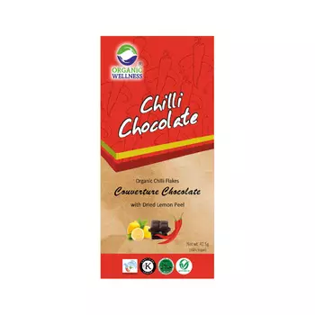 Шоколад с Чили (42.5 г), Chilli Chocolate, произв. Organic Wellness