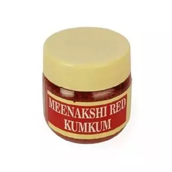 Синдур (Кумкум): красный порошок для тилака (30 г), Meenakshi Red Kumkum, произв. Naachas