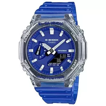 Синие мужские часы серии Тайный берег, Blue Hidden Coast Series Men's Watch, произв. Casio