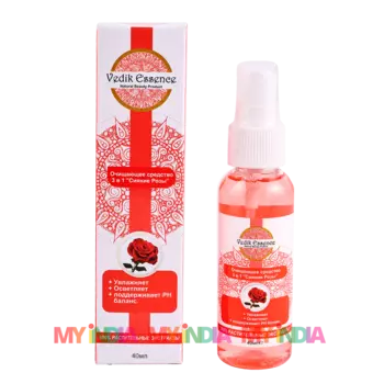 Сияние розы: очищающее средство 3 в 1 (40 мл), произв. Vedik Essence