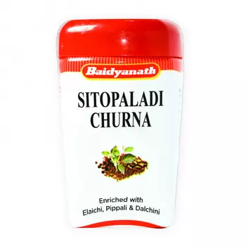 Ситопалади Чурна (60 г), Sitopaladi Churna, произв. Baidyanath