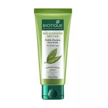Скраб для лица (50 г), Bio Morning Nectar Visibly Flawless Face Scrub, произв. Biotique