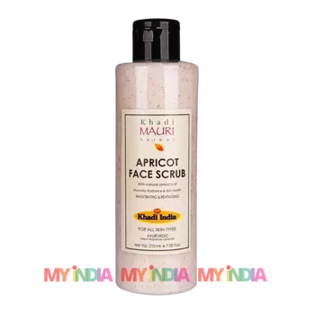 Скраб для лица с Абрикосом: для сияния кожи (210 мл), Apricot Face Scrub, произв. Khadi MAURI