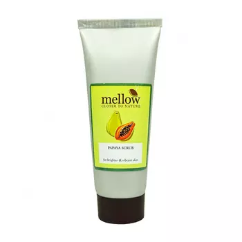 Скраб для лица с Папайей (120 мл), Papaya Scrub, произв. Mellow