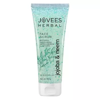 Скраб для лица с Жожоба и Нимом (100 г), Face Scrub Jojoba & Neem, произв. Jovees