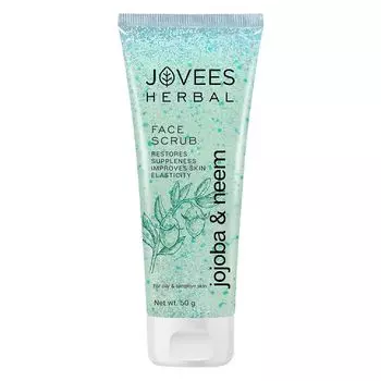 Скраб для лица с Жожоба и Нимом (50 г), Face Scrub Jojoba & Neem, произв. Jovees