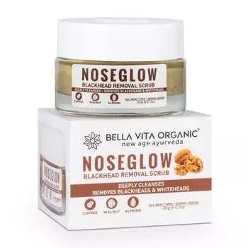 Скраб для носа против черных точек (20 г), Noseglow Blackhead Removal Scrub, произв. Bella Vita