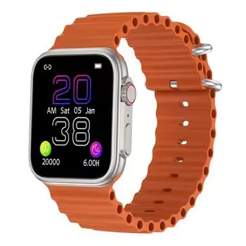 Смарт-часы Грань с оранжевым ремешком, Edge Smart Watch Orange, произв. Fire-Boltt