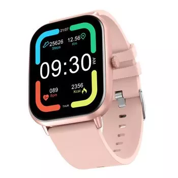 Смарт-часы Зов ниндзя Про Макс угольно-розовые, Ninja Call Pro Max Smart Watch Charcoal Pink, произв. Fire-Boltt