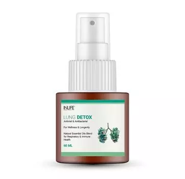 Смесь натуральных эфирных масел (60 мл), Lung Detox Natural Essential Oils Blend, произв. INLIFE