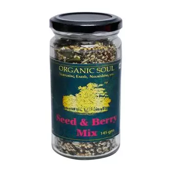 Смесь семян и ягод (145 г), Seed & Berry Mix, произв. Organic Soul
