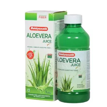 Сок Алоэ (1 л), Aloevera Juice, произв. Baidyanath