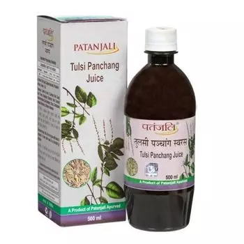 Сок Тулси Панчанг (500 мл), Tulsi Panchang Juice, произв. Patanjali