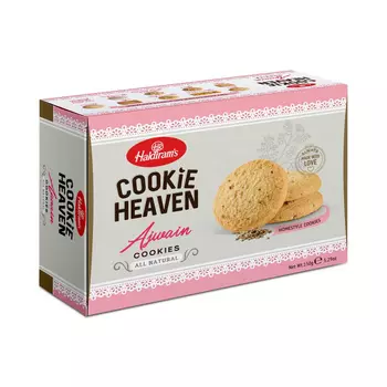 Соленое печенье с Тмином (150 г), Cookie Heaven Ajwain, произв. Haldiram's