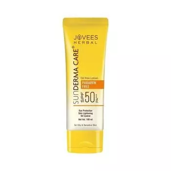 Солнцезащитный безмасляный лосьон для ухода за кожей SPF 50 (100 мл), SunDerma Care Oil Free Lotion SPF 50 PA+++, произв. Jovees