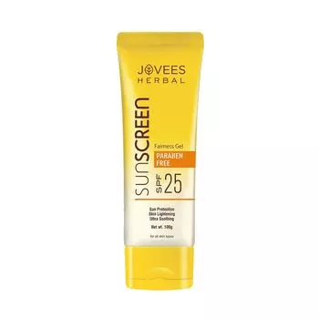 Солнцезащитный гель для лица SPF 25 (100 г), Sunscreen Fairness Gel SPF 25, произв. Jovees