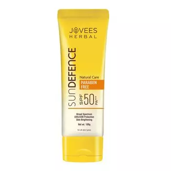 Солнцезащитный крем SPF 50 для естественного ухода за кожей (100 г), SunDefence Natural Care SPF 50 PA+++, произв. Jovees