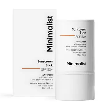 Солнцезащитный стик SPF 50+ (20 г), Sunscreen Stick 50+, произв. Minimalist
