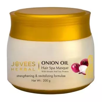 Спа-маска для волос с Луковым маслом (200 мл), Onion Oil Hair Spa Masque, произв. Jovees