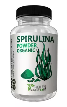 Спирулина (100 г), Spirulina Powder, произв. Heilen Biopharm