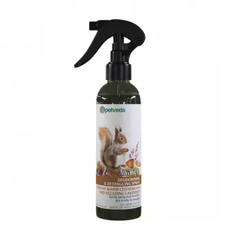 Спрей для шерсти с Кедром: устранение запаха (250 мл), Deodorising & Detangling Spray Earthy Warm Cedarwood, произв. Petveda