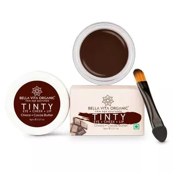 Средство для глаз, щек и губ с Шоколадом и маслом Какао (8 г), Tinty Eye Cheek Lip Choco Cocoa Butter, произв. Bella Vita