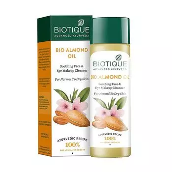 Средство для снятия макияжа с Миндальным маслом (120 мл), Almond Oil Makeup Cleanser, произв. Biotique