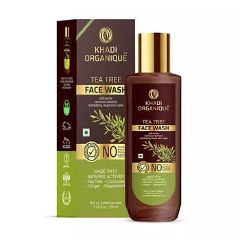 Средство для умывания с Чайным деревом (100 мл), Tea Tree Face Wash, произв. Khadi Organique