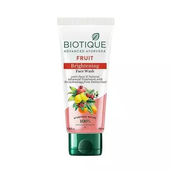 Средство для умывания с фруктами: осветление кожи (100 мл), Fruit Brightening Face Wash, произв. Biotique