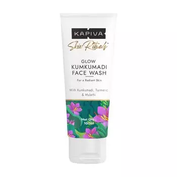Средство для умывания с Кумкумади (100 мл), Glow Kumkumadi Face Wash, произв. Kapiva